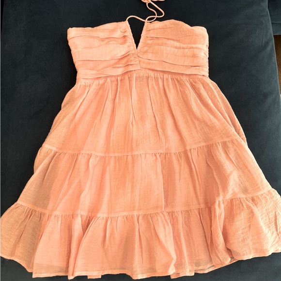 Indie luxe blush halter neck dress, size 12, US L - Picture 4 of 4
